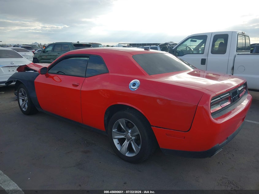 Vin: 2c3cdzag9fh869092, lot: 46189258, dodge challenger sxt 20153