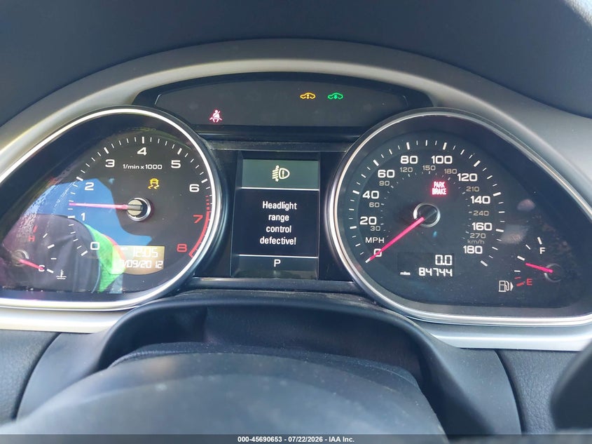 2014 AUDI Q7 auction photo 7