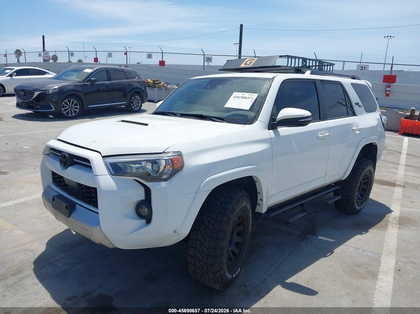 Vin: jteru5jr9m5949783, lot: 46189264, toyota 4runner trd off road premium 20212