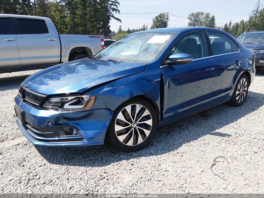 2016 Volkswagen Jetta Hybrid Sel Premium VIN: 3VW637AJ6GM234925 Lot: 45690661