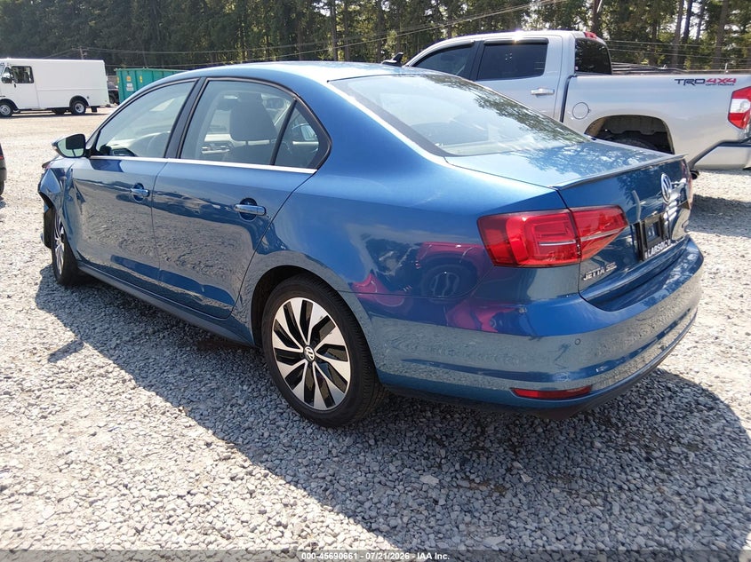 2016 VOLKSWAGEN JETTA HYBRID auction photo 3