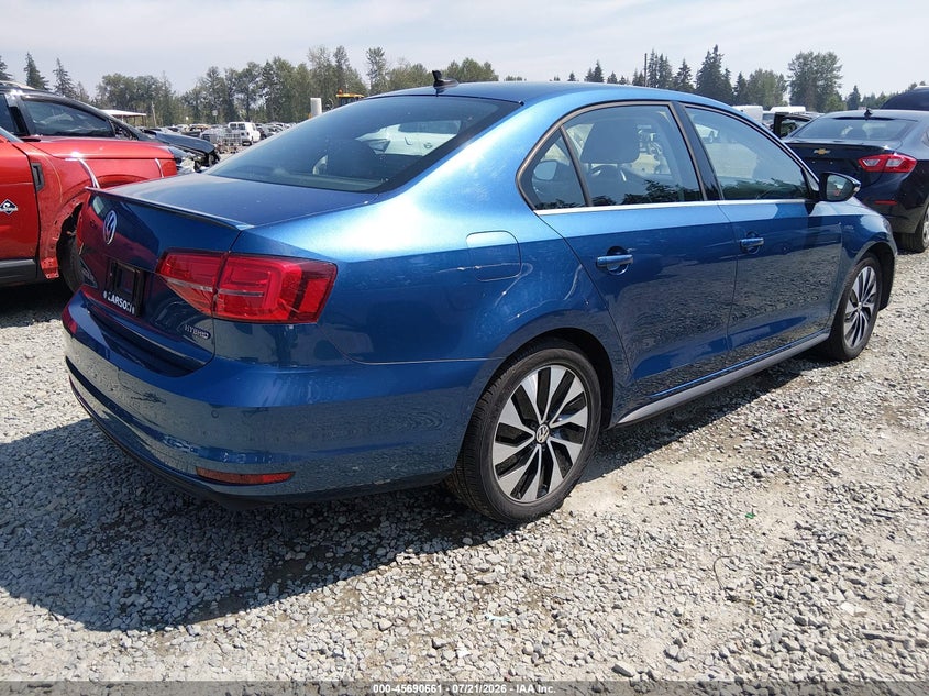 2016 VOLKSWAGEN JETTA HYBRID auction photo 4