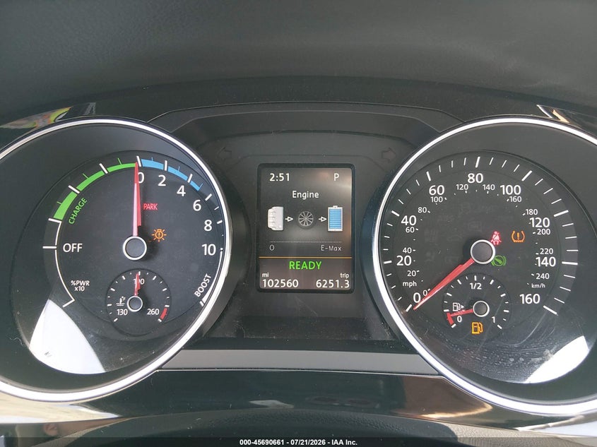 2016 VOLKSWAGEN JETTA HYBRID auction photo 7