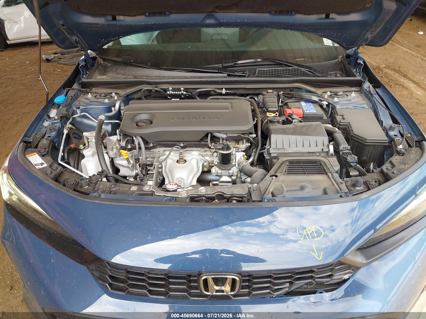 2026 Honda Civic Lx VIN: 2HGFE2F23TH533431 Lot: 45690664