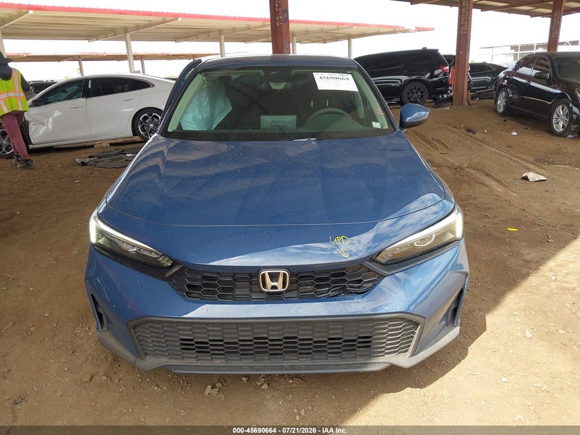 2026 Honda Civic Lx VIN: 2HGFE2F23TH533431 Lot: 45690664