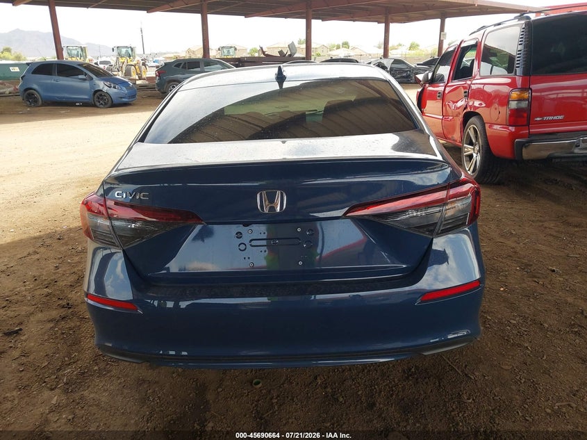 2026 Honda Civic Lx VIN: 2HGFE2F23TH533431 Lot: 45690664