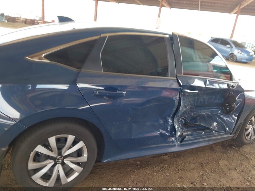 2026 Honda Civic Lx VIN: 2HGFE2F23TH533431 Lot: 45690664