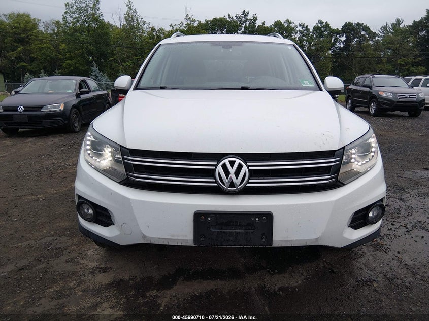 2016 Volkswagen Tiguan Se VIN: WVGBV7AX1GW539549 Lot: 45690710