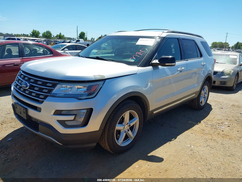 Vin: 1fm5k8dh6ggd15817, lot: 46189345, ford explorer xlt 20162