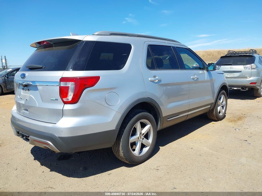 Vin: 1fm5k8dh6ggd15817, lot: 46189345, ford explorer xlt 20164