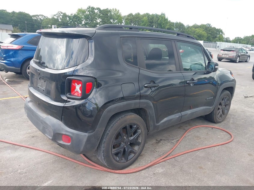 Vin: zaccjabb4hpf77621, lot: 46189361, jeep renegade altitude fwd 20174