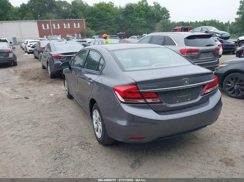 2014 HONDA CIVIC auction photo 3