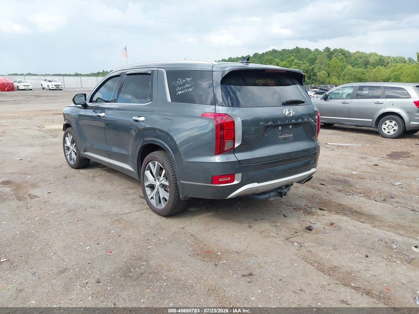 Vin: km8r5dhexmu261582, lot: 46189390, hyundai palisade limited 20213
