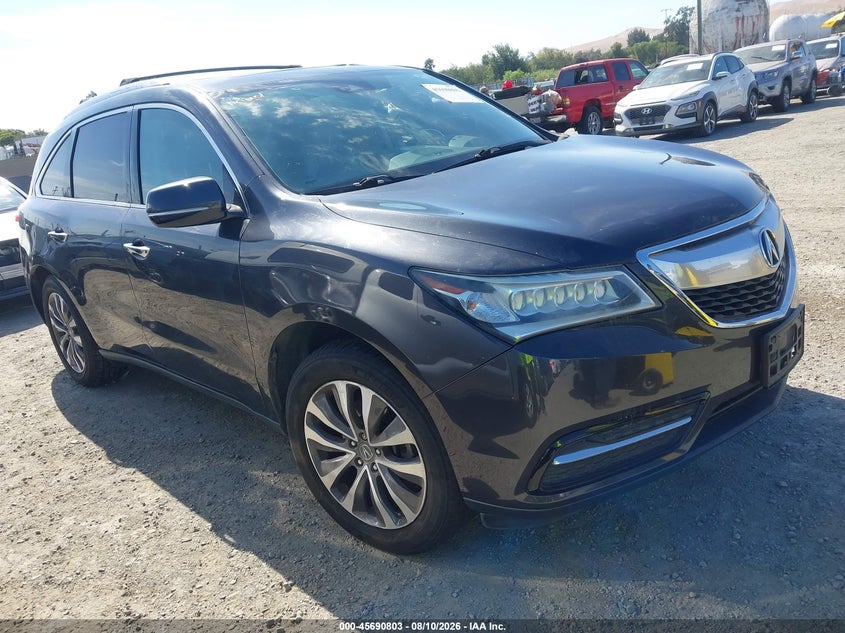 2016 ACURA MDX auction photo 1