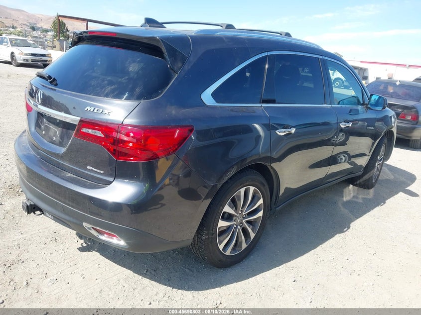 2016 ACURA MDX auction photo 4