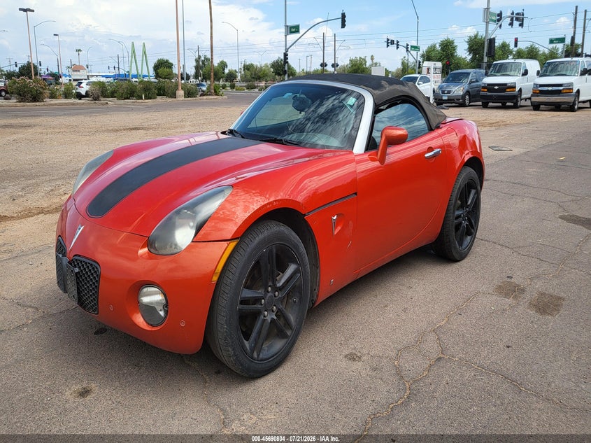 2009 PONTIAC SOLSTICE auction photo 2