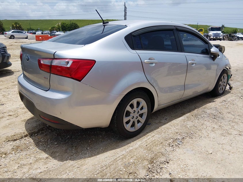 2014 Kia Rio Lx VIN: KNADM4A31E6327515 Lot: 45690818