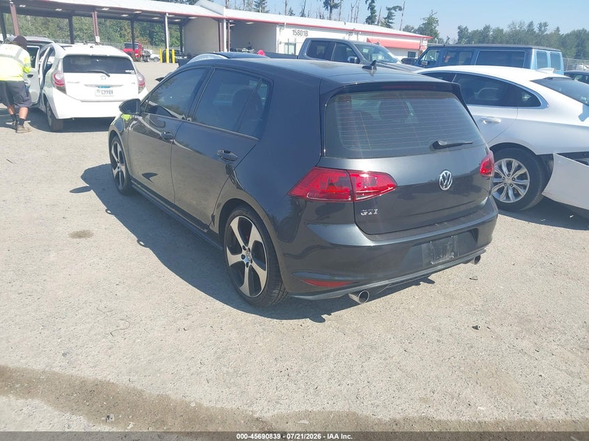 2015 VOLKSWAGEN GOLF GTI auction photo 3