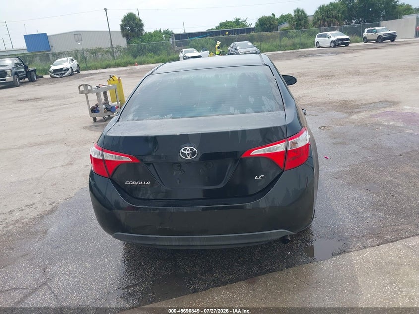 2015 TOYOTA COROLLA SEDAN 1.8L I-4 DOHC, VVT, 132HP