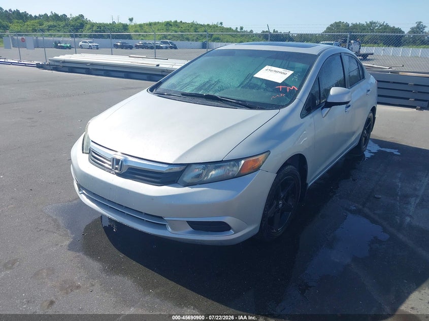 Vin: 19xfb2f84ce322455, lot: 46189507, honda civic ex 20122