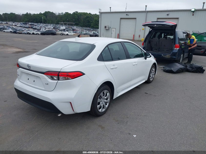 2026 Toyota Corolla Le VIN: 5YFB4MDE3TP448916 Lot: 45690936