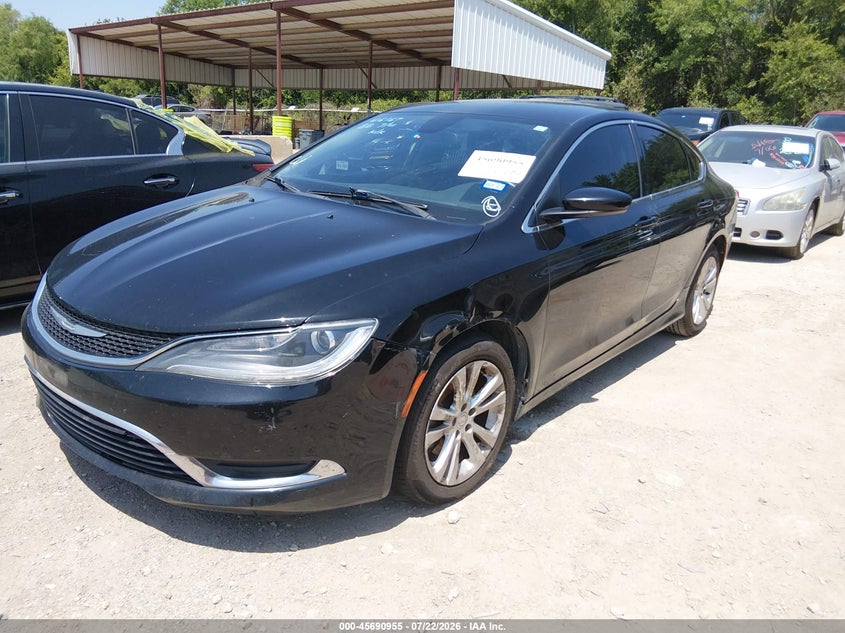 Vin: 1c3cccab5fn616167, lot: 46189583, chrysler 200 limited 20152