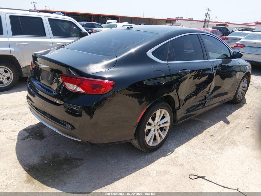 Vin: 1c3cccab5fn616167, lot: 46189583, chrysler 200 limited 20154