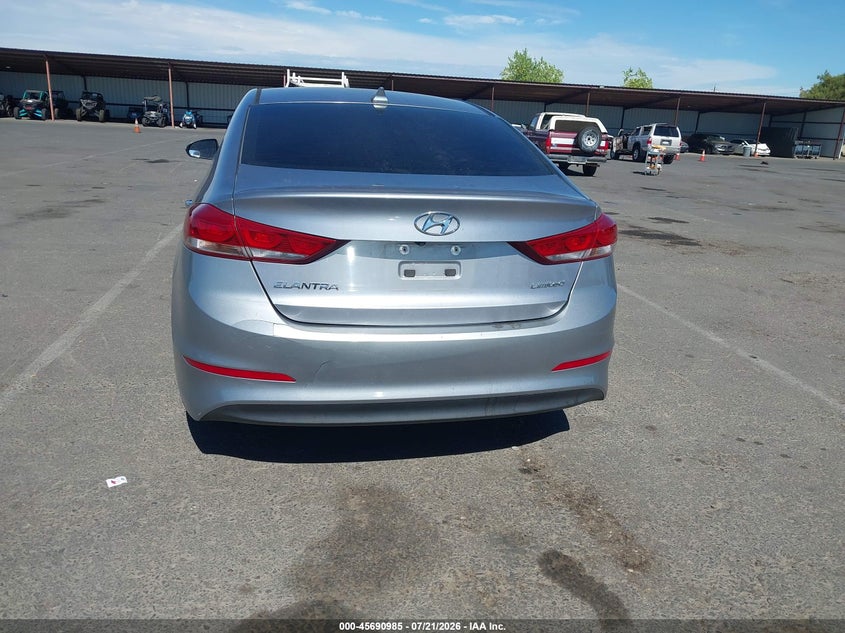 2017 Hyundai Elantra Limited VIN: 5NPD84LF4HH002169 Lot: 45690985