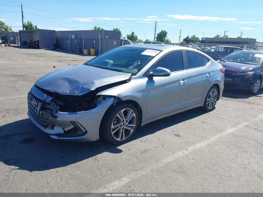 2017 Hyundai Elantra Limited VIN: 5NPD84LF4HH002169 Lot: 45690985