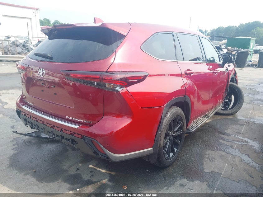 Vin: 5tdkdrbh2ts603571, lot: 46189636, toyota highlander platinum 20264