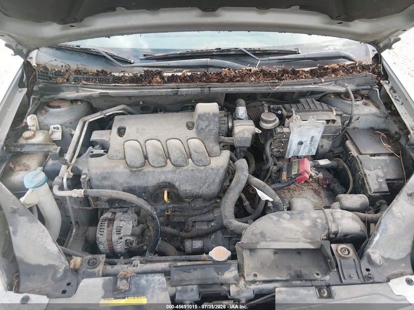 2011 NISSAN SENTRA SEDAN 2.0L I-4 DOHC, VVT, 140HP