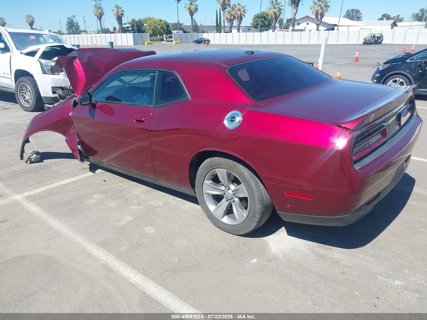 Vin: 2c3cdzag3jh241831, lot: 46189652, dodge challenger sxt 20183