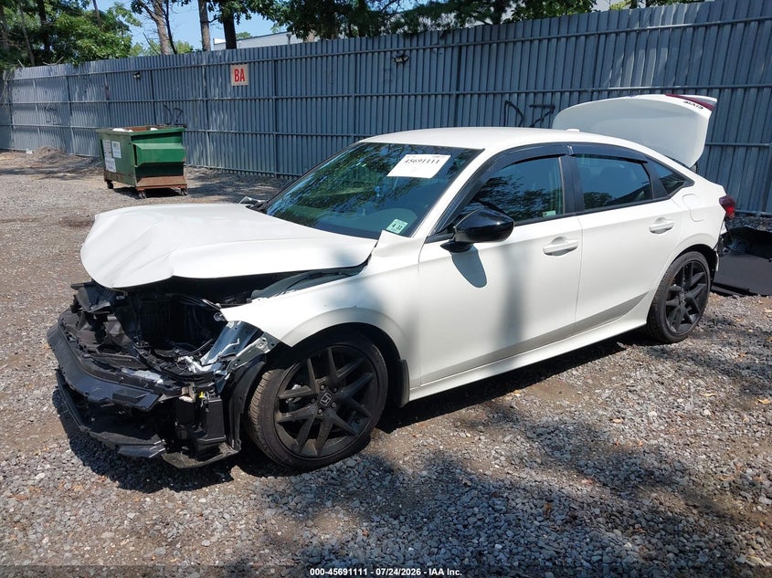 2026 Honda Civic, Front & Rear, IAAI, VIN 2HGFE2F53TH583823 — photo 2