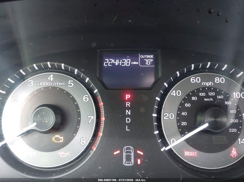 2015 Honda Odyssey Ex-L VIN: 5FNRL5H69FB046053 Lot: 45691196