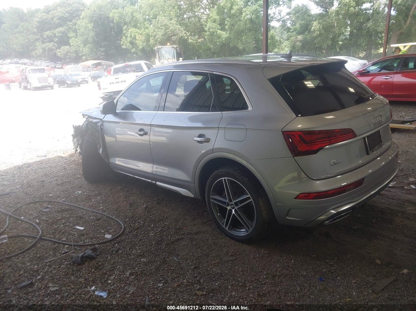 Vin: wa1e2afy5m2043644, lot: 46189840, audi q5 premium plus 55 tfsi e quattro s tronic 20213
