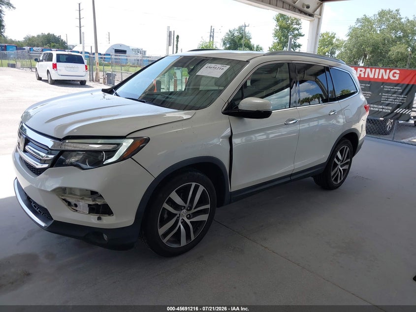 2017 Honda Pilot Touring VIN: 5FNYF5H99HB014929 Lot: 45691216
