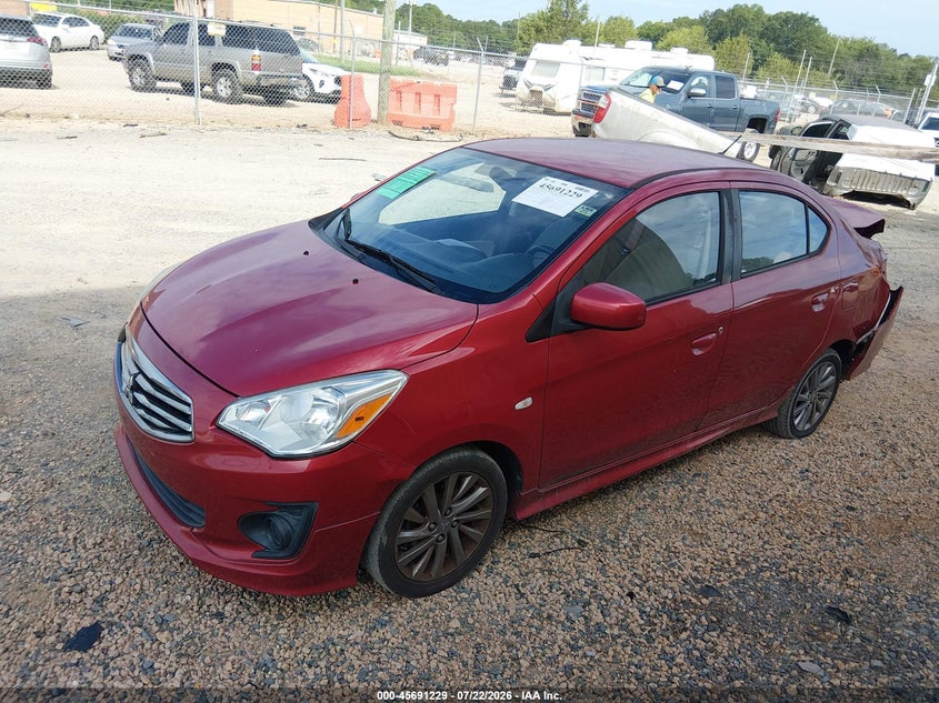2018 Mitsubishi Mirage, Удар сзади, IAAI, VIN ML32F3FJ5JHF01211 — фото 2