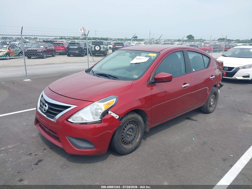 Vin: 3n1cn7ap1jl888249, lot: 46189871, nissan versa 1.6 sv 20182