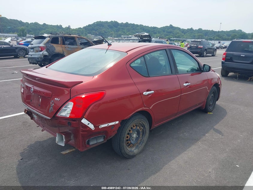 Vin: 3n1cn7ap1jl888249, lot: 46189871, nissan versa 1.6 sv 20184