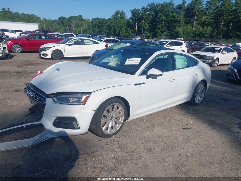 Vin: waubncf54ja136686, lot: 46189878, audi a5 2.0t premium 20182