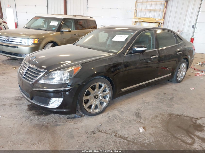 Vin: kmhgh4jf6bu029821, lot: 46189888, hyundai equus signature 20112