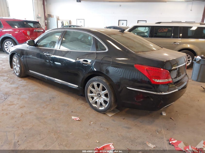 Vin: kmhgh4jf6bu029821, lot: 46189888, hyundai equus signature 20113