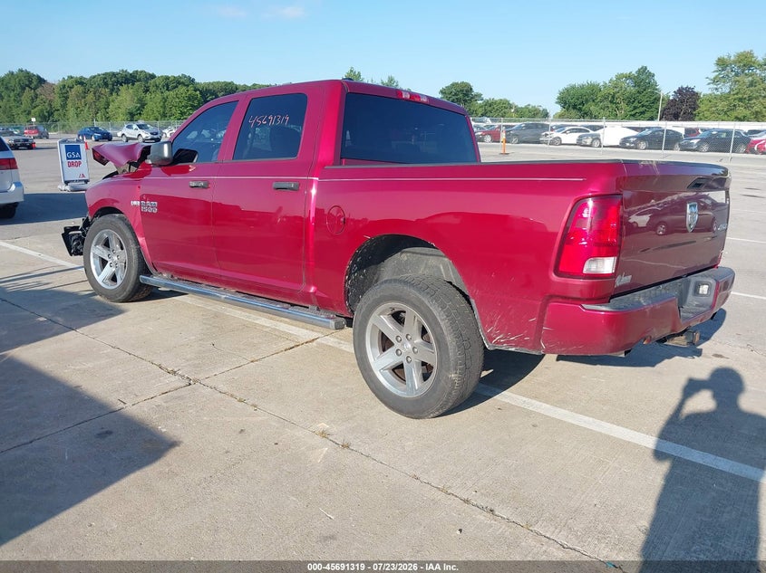 Vin: 1c6rr7kt3es174175, lot: 46189947, ram 1500 express 20143