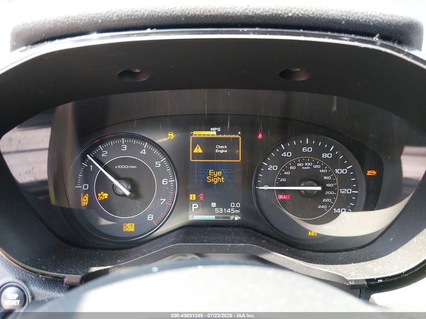 SUBARU IMPREZA 2020 VIN 4S3GTAB6XL3731891