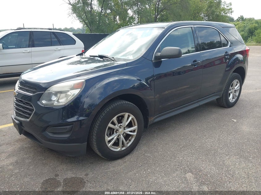 2017 Chevrolet Equinox, Left Side, IAAI, VIN 2GNFLEEK1H6327607 — photo 2