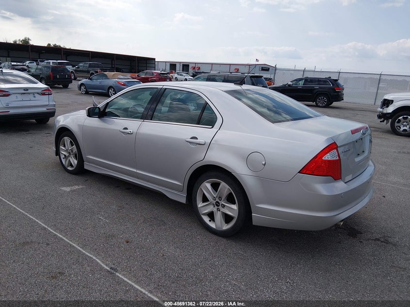Vin: 3fahp0dc3cr172102, lot: 46189990, ford fusion sport 20123
