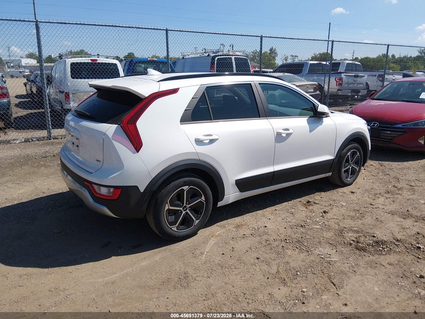 Vin: kndcp3le5r5121379, lot: 46190007, kia niro lx 20244