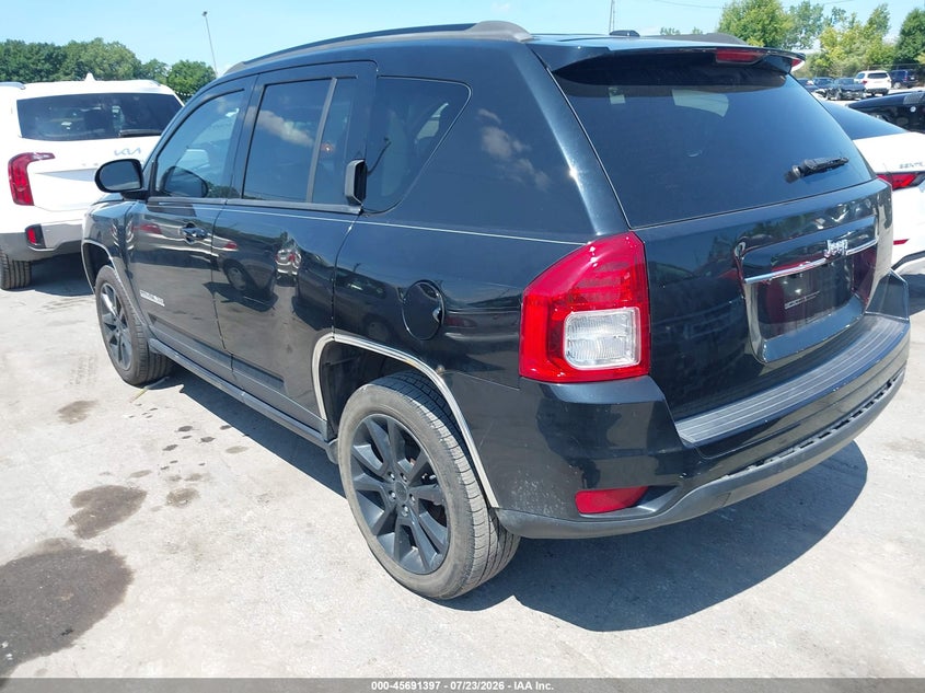 Vin: 1c4njcea0cd692344, lot: 46190025, jeep compass latitude 20123