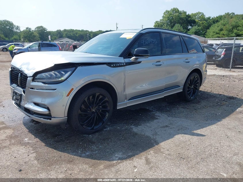 Vin: 5lm5j7xc5pgl27869, lot: 46190083, lincoln aviator reserve 20232