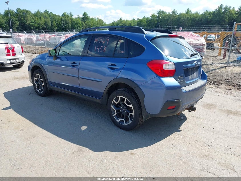 Vin: jf2gpabc9g9303762, lot: 46190086, subaru crosstrek 2.0i premium 20163
